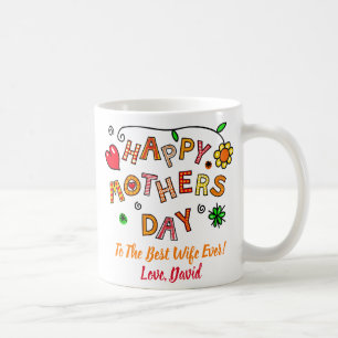 Mother's Day Best Wife Mum Ever Two Photos Coffee Mug