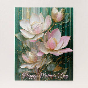 Mother's Day Blooming Wallpaper Japan Magnolia Jigsaw Puzzle