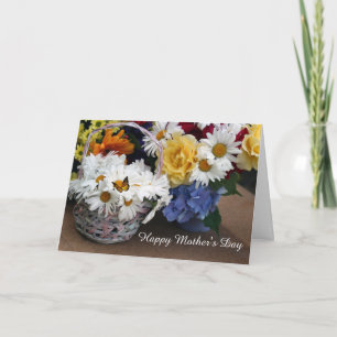 Mother's Day Bouquet Folded Greeting Card