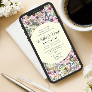 Mother's Day Brunch Elegant French Paris Invitation