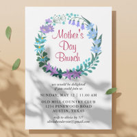 Mother's Day Brunch Floral Garland Wreath 