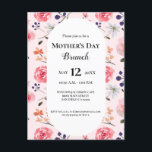 Mother's day brunch floral pink custom postcard<br><div class="desc">Introducing our "Mother's Day Brunch Floral Pink Custom Invitation Postcard" – a charming and personalised way to invite your loved ones to celebrate Mother's Day. This postcard features a lovely floral pink design, adding a touch of elegance to your invitation. Customise every detail to make this postcard uniquely yours. Add...</div>