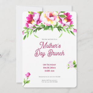 Mothers day brunch invitation
