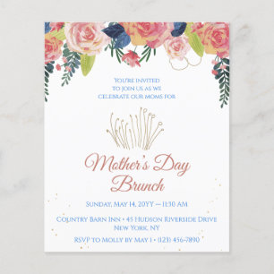 Mother's Day Brunch Party Invitation Flyer