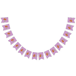 Mothers Day Bunnies Bunting Flags
