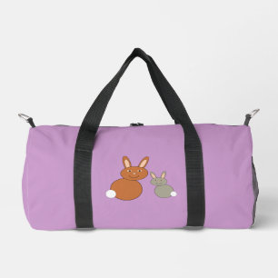Mothers Day Bunnies Patterned Duffle Bag