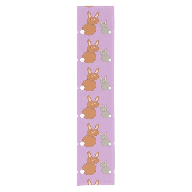 Mothers Day Bunnies Table Runner (Front)