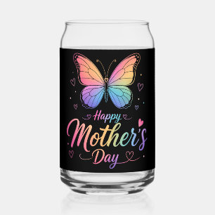 Mothers Day Can Glass