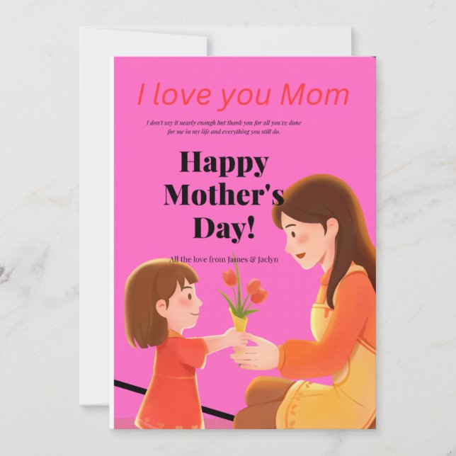 Mother's Day card  (Front)