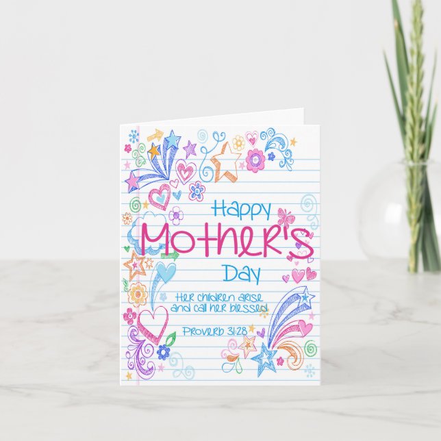 Mother's Day Card Bible Verse Quote Religious (Front)