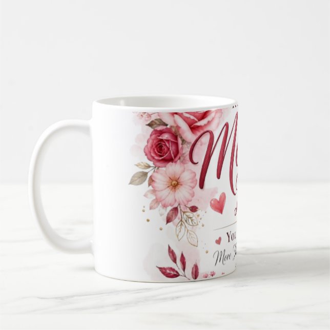 Mothers Day Card Coffee Mug (Left)