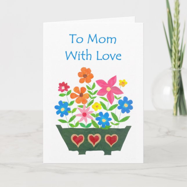 Mother's Day Card - Flower Power (Front)