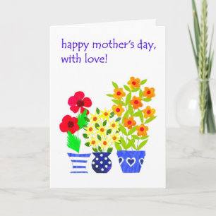Mother's Day Card - Flower Power