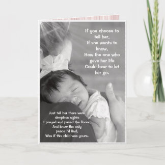 Mother's Day Card - For Adoptive or Birth Mum