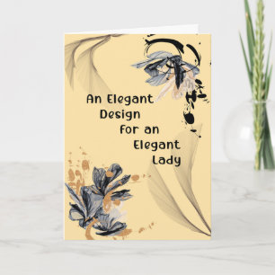 Mother's Day Card for an Elegant Mum