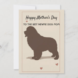 Mother's Day Card for Dog Newfie Mum
