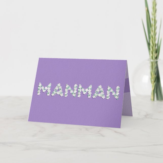 Mother's Day Card for Manman (Front)