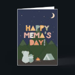 Mother's Day Card for Mema<br><div class="desc">Mother's Day's Day Card for Mema. You call your grandmother Mema, not Grandma. So get your Mema a Mother's Day card made especially for her! This cute outdoorsy card is perfect for any Mema who loves camping, nature, the outdoors, and looking up at the stars in the night sky with...</div>
