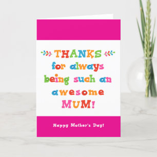 Mother's Day Card for Mum