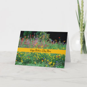 Mother's Day Card for Mum with Wildflowers