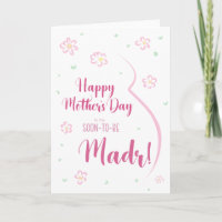 Mother's Day Card for Pregnant Madr