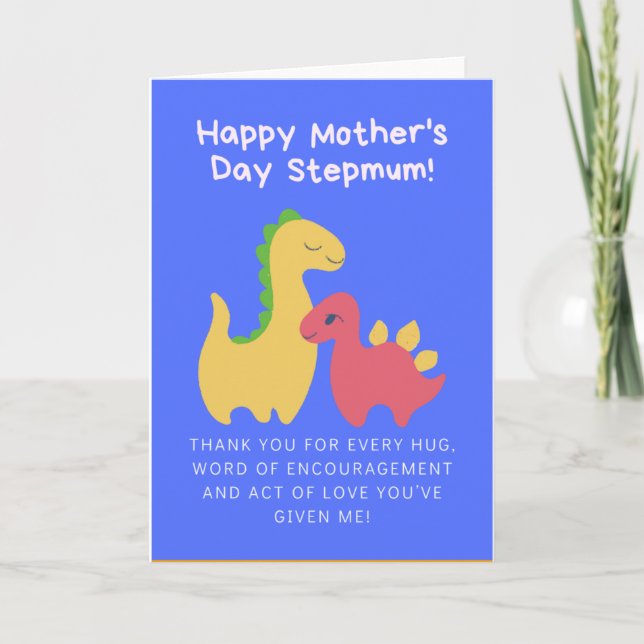 Mother's Day Card For Step Mothers (Front)