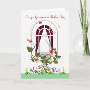 Mother's Day Card - Grandma Flowers