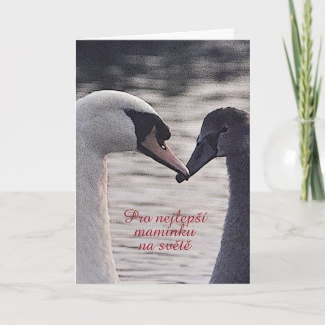 Mother's Day card in Czech (Front)