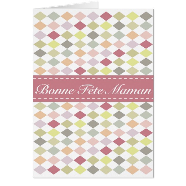 Mother's Day Card - Losanges (Front)