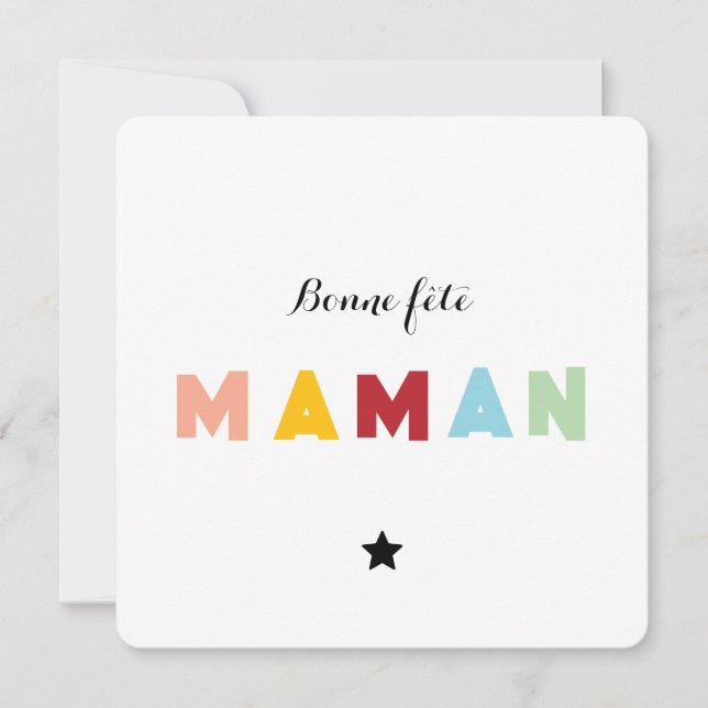 Mother's day card - Multicolor (Front)