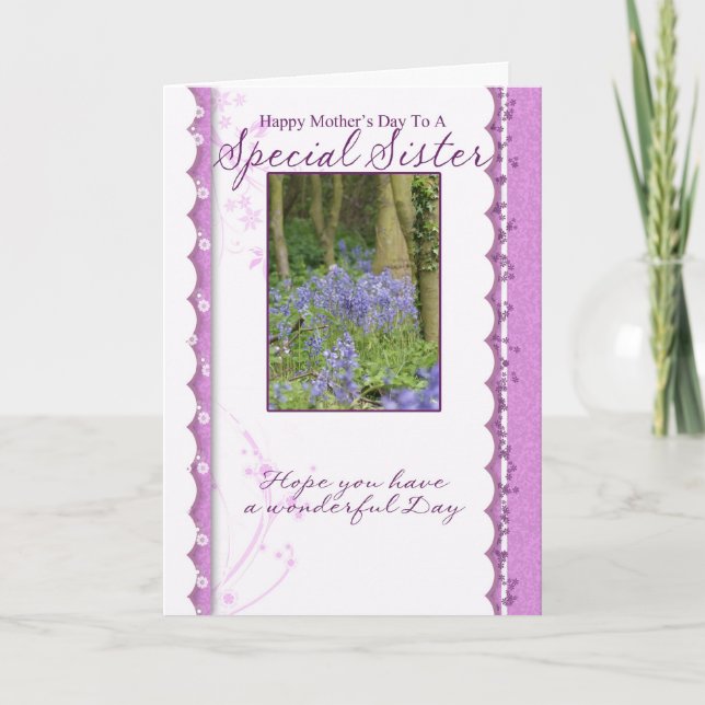 Mother's Day Card, Special Sister Card (Front)