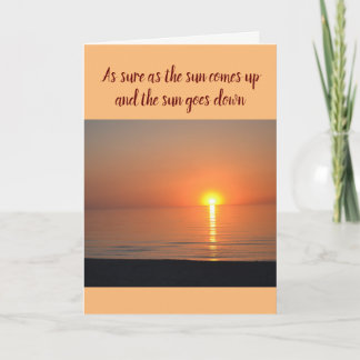 Mother's Day Card--Sunset Card