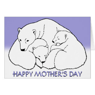 Mother's Day Cards Polar Bear Greeting Cards