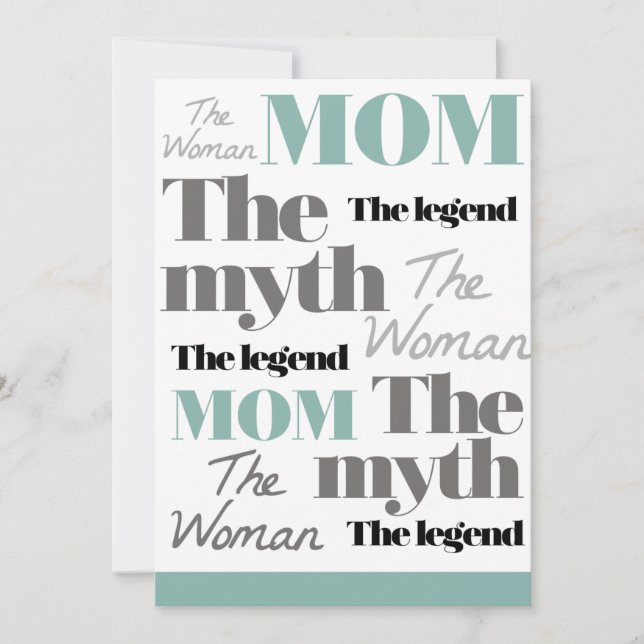 Mothers day cards Quote Simple (Front)