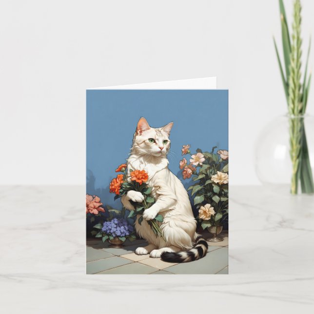 mothers day cat card (Front)
