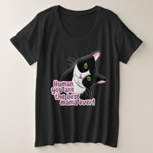Mother's Day Cat Plus Size T-Shirt