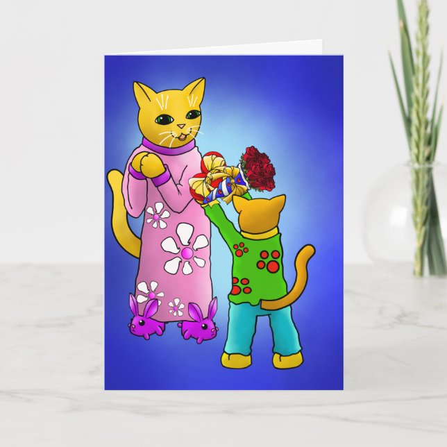 Mother's Day Cats Card (Front)