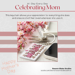 Mother's Day Celebration Keychain