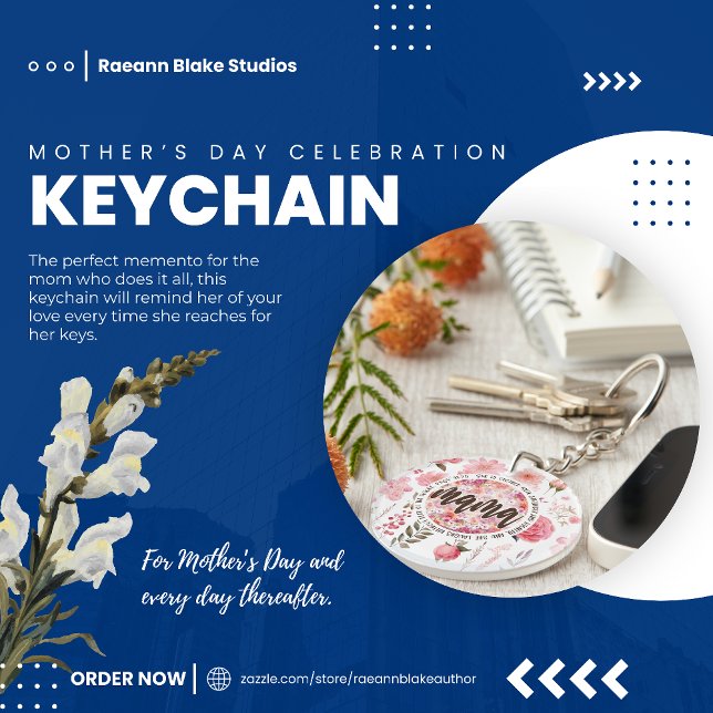 Mother's Day Celebration Keychain (Creator Uploaded)