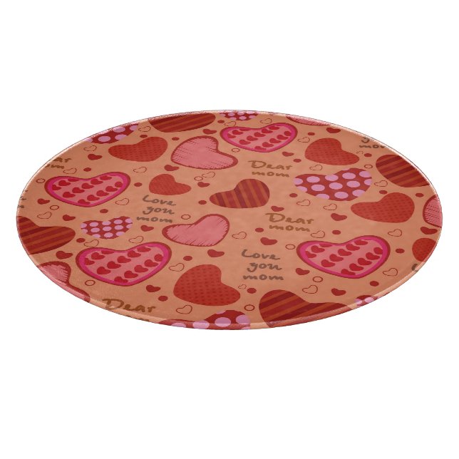 Mother's Day Celebration Pattern Cutting Board (Corner)