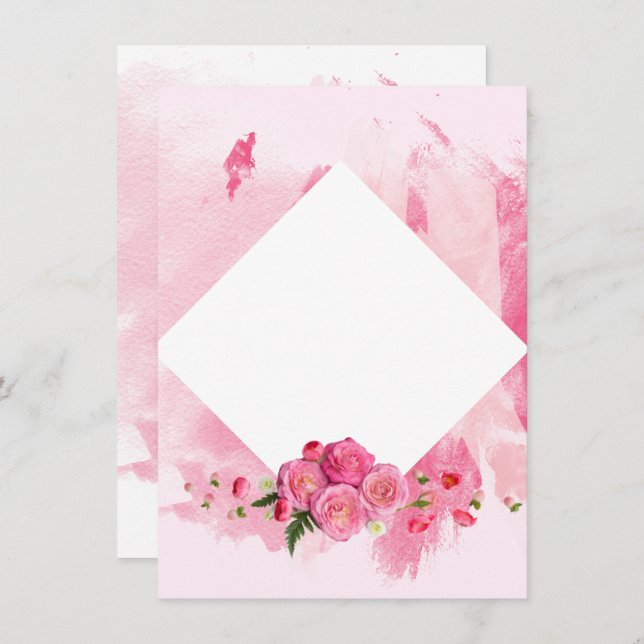 Mothers Day Celebrstion Invitation (Front/Back)