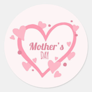 Mother's Day Classic Round Sticker