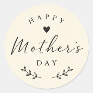 Mother's Day Classic Round Sticker