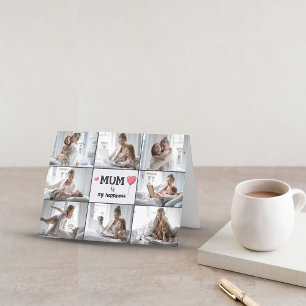 Mother's Day Collage Photo Folded Holiday Card