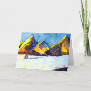 Mother's Day Colourful Landscape Holiday Card