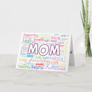 MOTHER'S DAY COMPLIMENTS GALORE FOR ANY FEMALE CARD