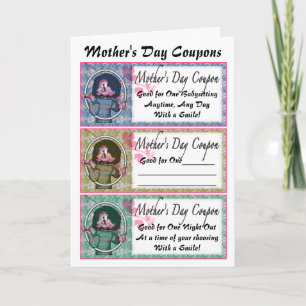 Mother's Day Coupons Card