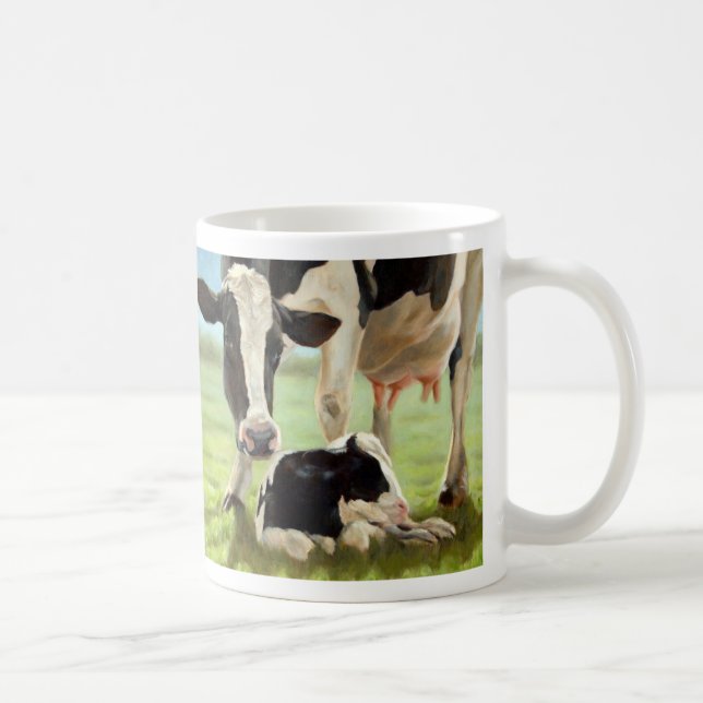 Mother's Day Cow and Calf Coffee Mug (Right)