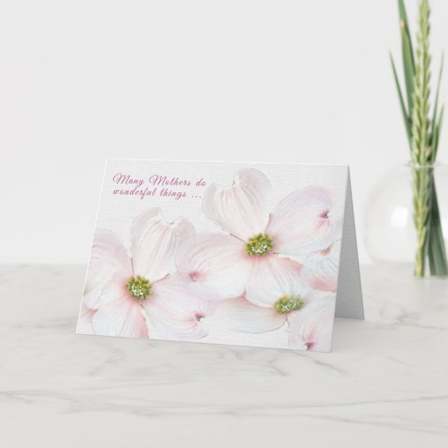 Mother's Day-crabapple blossoms Card (Front)