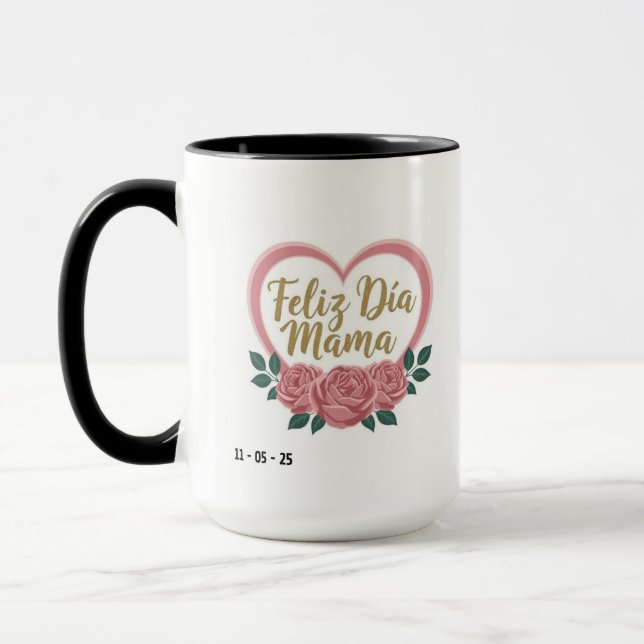 Mother's Day cup, love, personalized cup (Left)